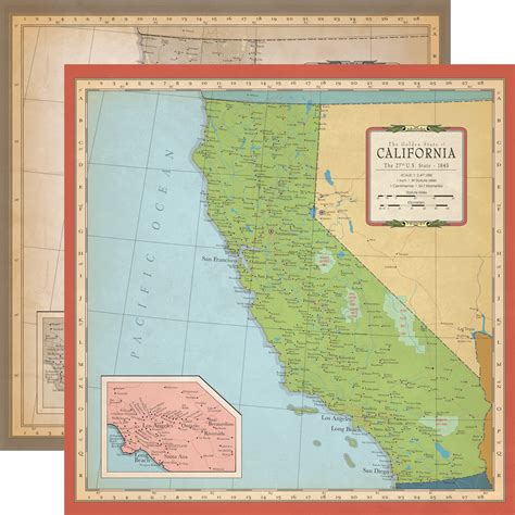 Cb Cartography California Map 644216154616