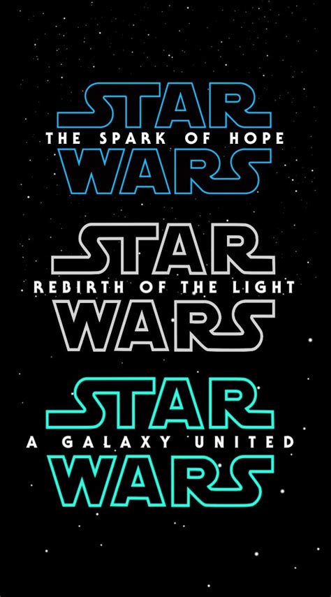 2019 / сша star wars: Star Wars Holocron on Twitter: "Episode IX title ideas by ...