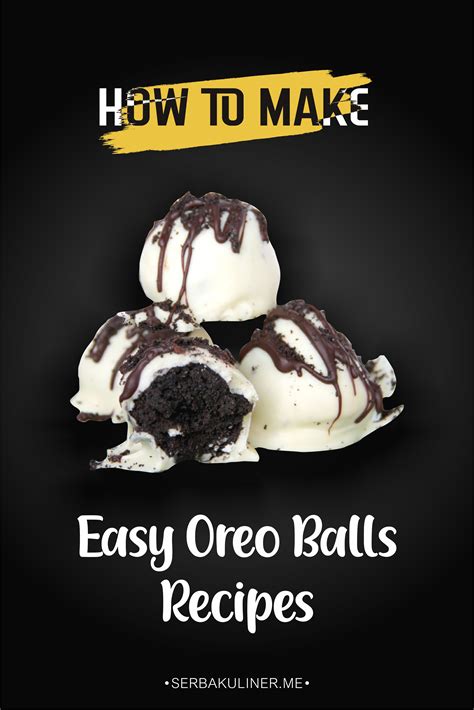 How To Make Easy Oreo Balls Recipe In 2020 Easy Oreo Ball Recipe