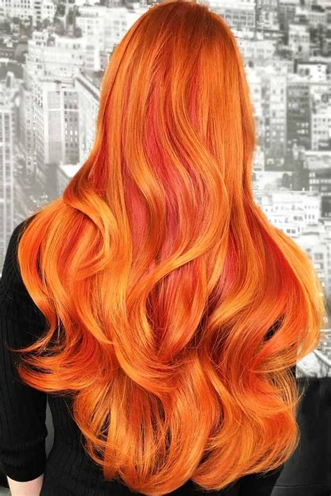 Shades Of Orange Hair