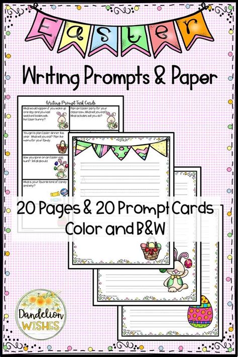 These easter writing prompts cover everything from the true meaning of easter to fun easter bunnies and colourful eggs. Easter Writing Paper, Acrostic Poem Paper, and Prompt ...
