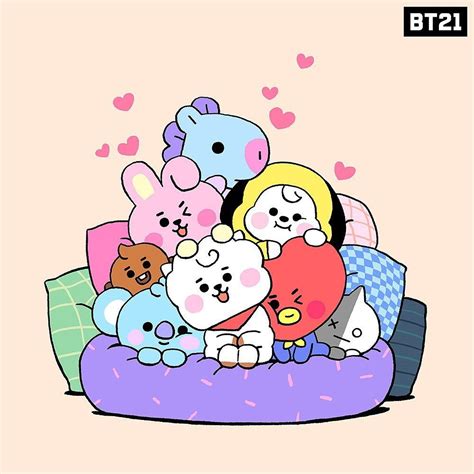 Get inspired by our community of talented artists. BT21 on Instagram: "Can't get any cozier than this 🥰 # ...
