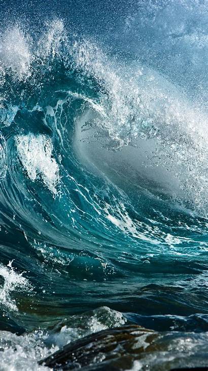 Waves Sea Iphone Wave Ocean Storm Fondos