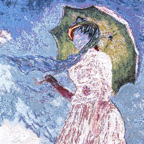Mujer Con Sombrilla Monet Claude Monet Tapices De Pared Mille