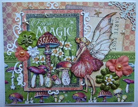 Graphic 45 Fairie Dust Handmade Greeting Card Graphic 45 Greeting