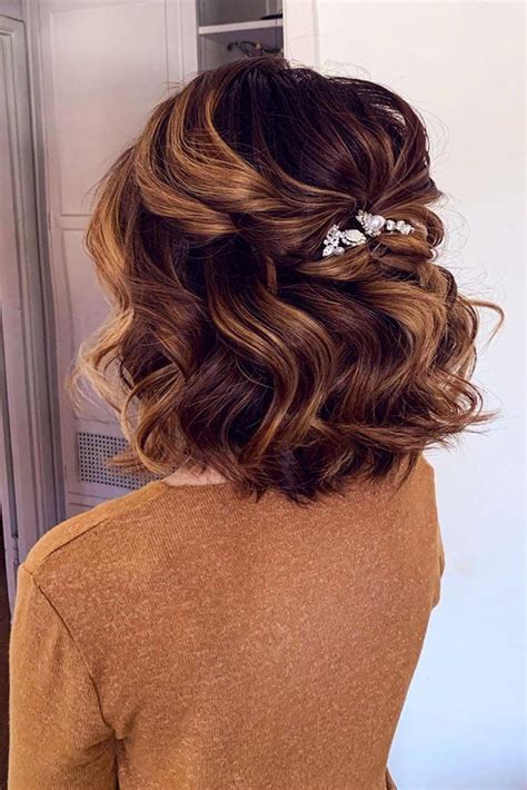 Wedding Hairstyles For Medium Length Hair 40 Best Looks En 2023 Coiffure Mariage Courts
