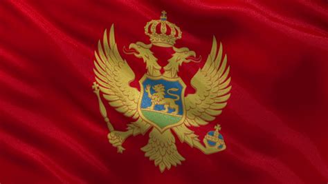 On july 13, 2004, montenegro adopted a distinctive flag. Flag of Montenegro Gently Waving Stock Footage Video (100% ...