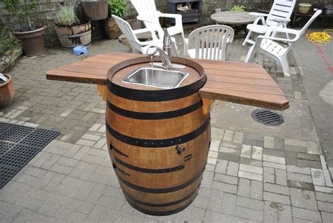 How To Create A Wine Barrel Sink With Updates 10 Years After