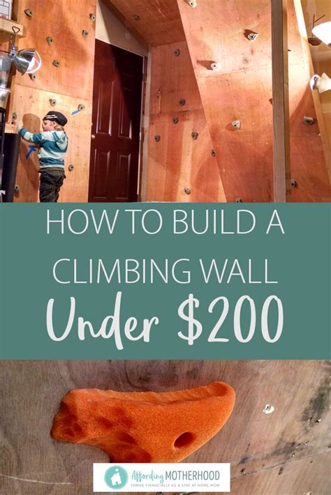 How To Build The Ultimate Home Climbing Wall Under 200 Home Climbing