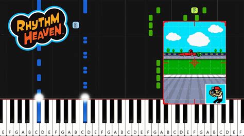 Rhythm Heaven Freeze Frame Piano Cover Synthesia YouTube