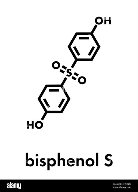 Bisphenol S Bps Plasticizer Molecule Used As Curing Agent In Epoxy