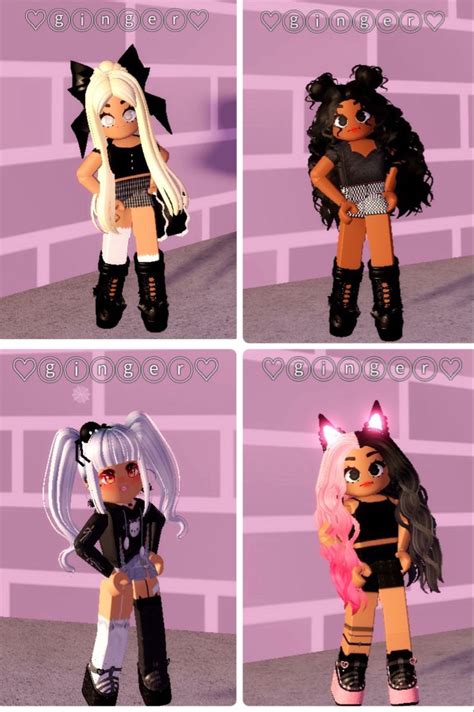 🖤royale High Bad Girl Outfit Ideas🖤 In 2022 Bad Girl Outfits Disney