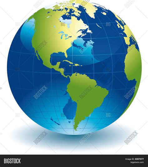 World Globe Vector And Photo Free Trial Bigstock