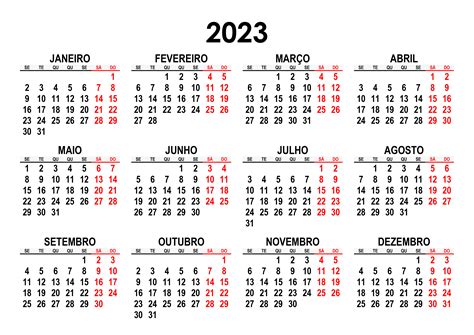 Calendario 2023 Para Editar
