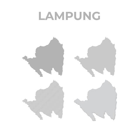 Lampung Province Map Vectoreps 6412410 Vector Art At Vecteezy