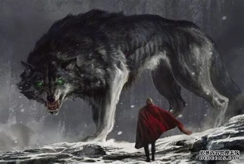 北欧十大怪物之巨狼芬里尔，火神洛基私生子一口吞下众神之父小狼观天下