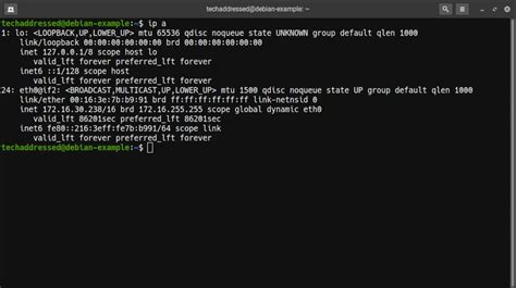 Linux Basics Configuring A Static Ip In Debian Tech Addressed