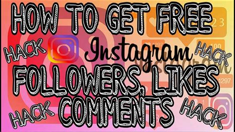 How To Hack Instagram To Get Followers Likes And Comments Youtube