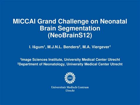 Ppt Miccai Grand Challenge On Neonatal Brain Segmentation