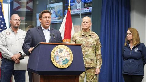 Dvids Images Florida Governor Ron Desantis Holds Press Briefing Image 8 Of 10