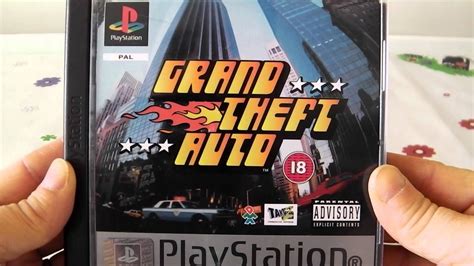 Grand Theft Auto Playstation 1 Video Game Box Art Review Youtube