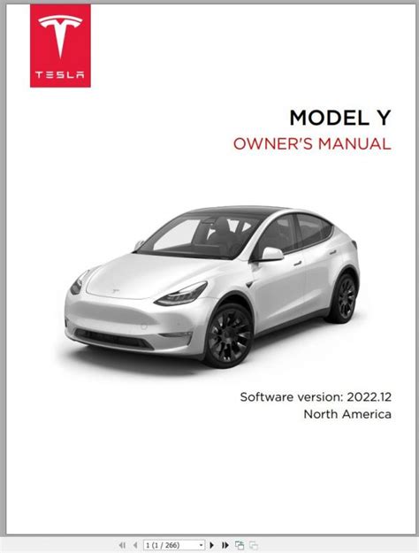 Tesla Model Y Owners Manual 2022