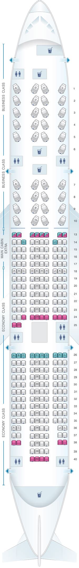 American Airlines Seat Map