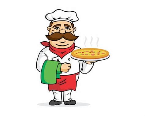 Chef Making Pizza Vector Eps Uidownload