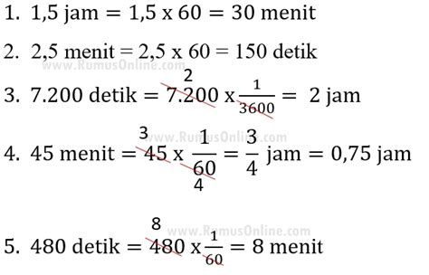Cara Menghitung Satuan Waktu Matematika Kelas 6 Sd