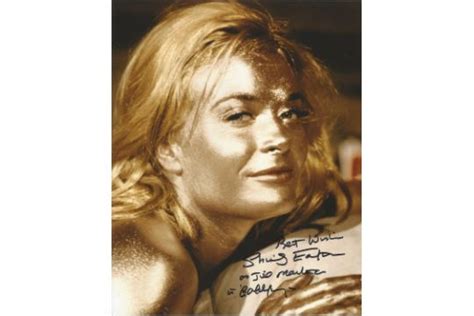Shirley Eaton As Jill Masterson In James Bond Gold Finger Signed 10x8