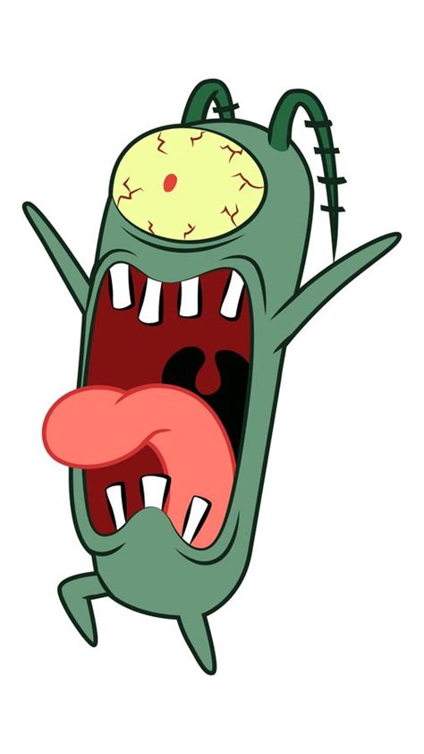 An Image Of A Cartoon Monster With Its Mouth Open