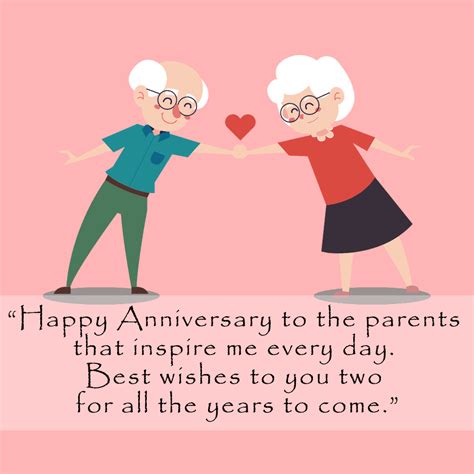 Sweetest Happy Anniversary Wishes For Parents Quotes Messages And