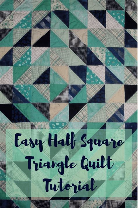 Easy Half Square Triangle Quilt Tutorial Darcy Quilts
