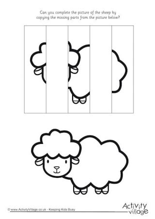 · on the sheep coloring pages below, you'll find some that feature simpler drawing of a sheep. Sheep Printables