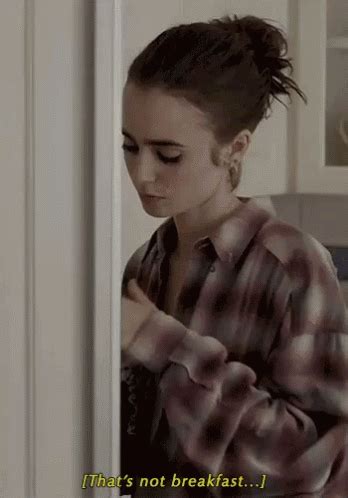 Lily Collins To The Bone Gif Lily Collins To The Bone Breakfast Discover Share Gifs