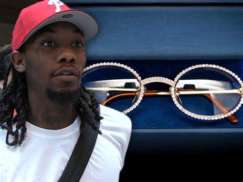 Offset Drops 100 000 On Custom Diamond Chains And Cartier Glasses Celebrity Insider News