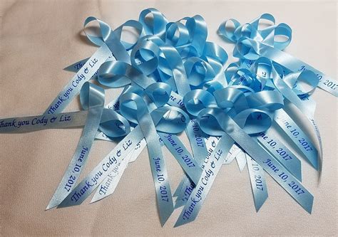 Personalized Ribbons For Wedding Bridal Shower Baby Shower Etsy