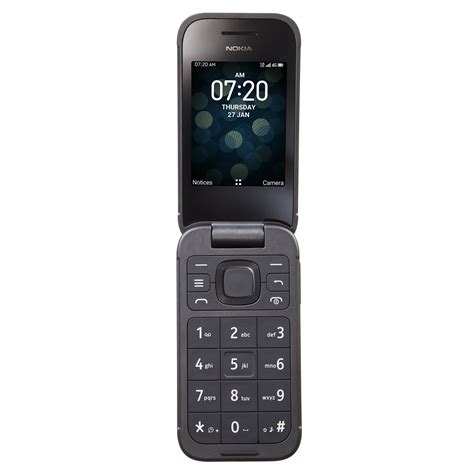 Straight Talk Nokia 2760 Flip 4gb Black Prepaid Phone