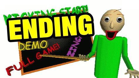 Baldis Basics Field Trip Ending Youtube