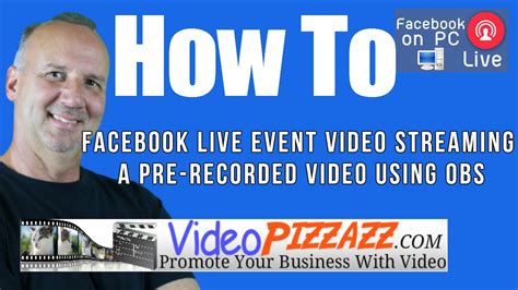 Facebook Live Event Video Streaming A Pre Recorded Video Using Obs