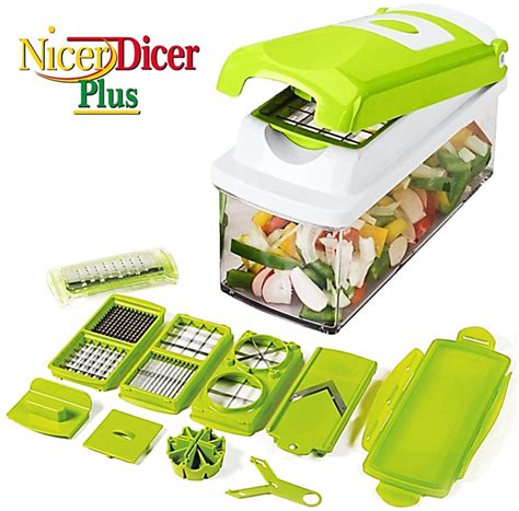 Genius Nicer Dicer Plus Multifunction Kitchen Knife Blade Chopper