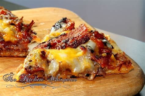 Indoor Grilled Bbq Beef Shortrib Pizza