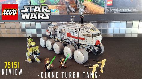 Lego Star Wars Clone Turbo Tank 75151 Review Youtube