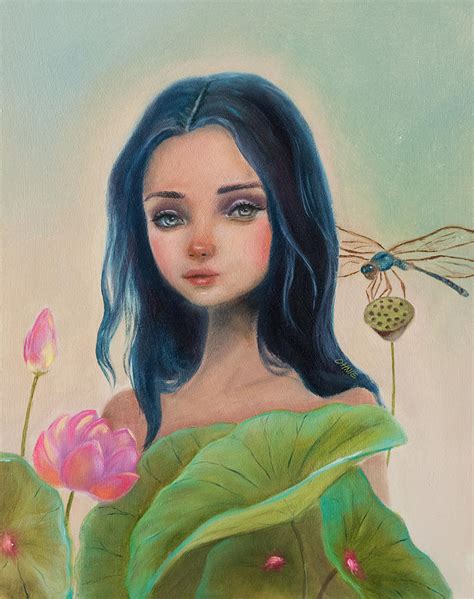 Forest Nymph Painting By Ohnie Lo Fine Art America