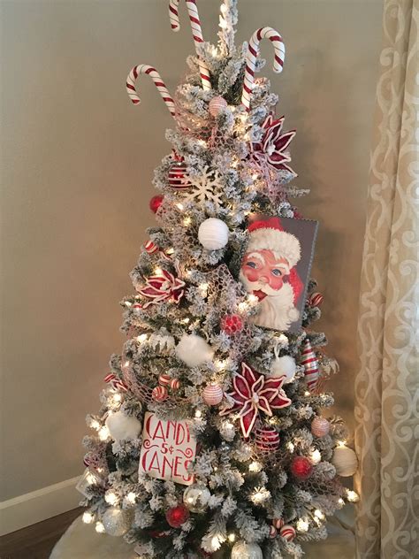 Christmas Tree Candy Cane Wishes Christmas Tree Themes Christmas