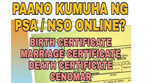 Saan Makakakuha Ng Psa Birth Certificate Saan Pantasya