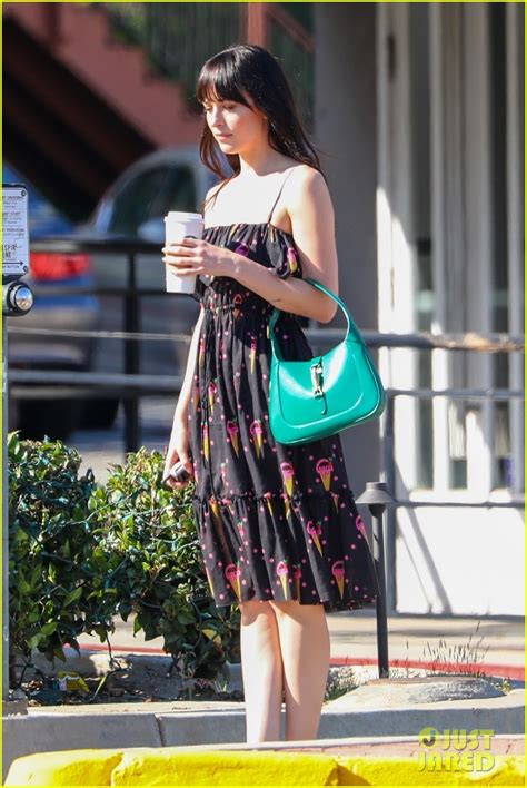 Dakota Johnson Shoots A Summer Fied Commercial For Gucci In La Photo