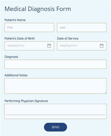 Medical Diagnosis Form Version Fill And Sign Printabl