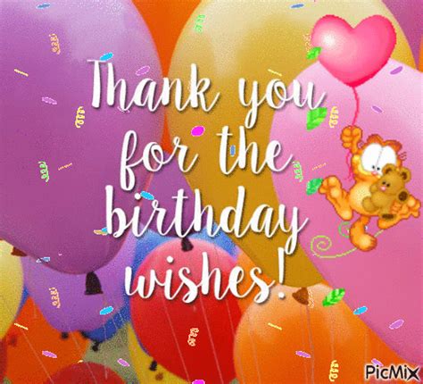 Thank You For The Birthday Wishes Pictures Photos And Images For