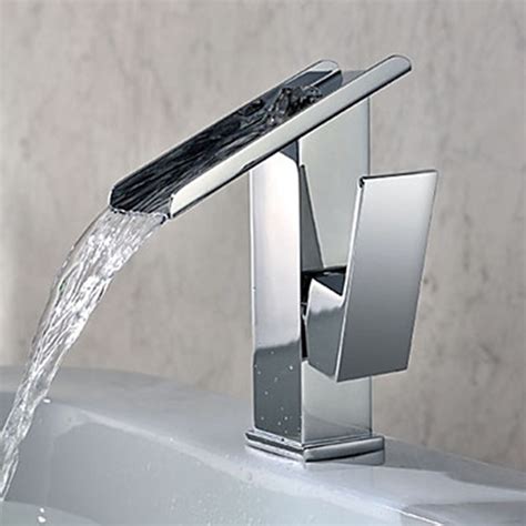 Renovator's supply manufactures quality bathroom sinks, bathroom toilets, space saving corner sinks, pedestal sinks, bathroom child toilets, brass faucets, chrome faucets, waterfall faucets, specialty faucets. Buy Waterfall Bathroom Faucet online - homerises.com